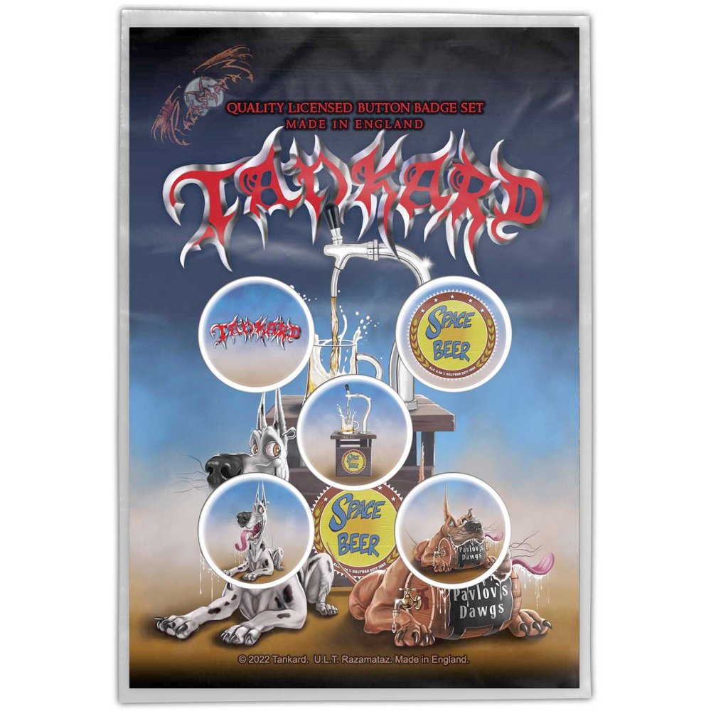 Tankard - Pavlov's Dawgs Badge/button - Set van 5 - Multicolours